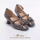 Iris Corolla Frame Square Toe Shoes(Reservation/5 Colours/Full Payment Without Shipping)